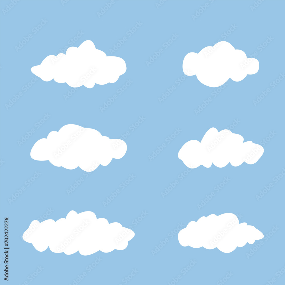 Dream isolated cloud  shape . Vector Illustration for your design.
