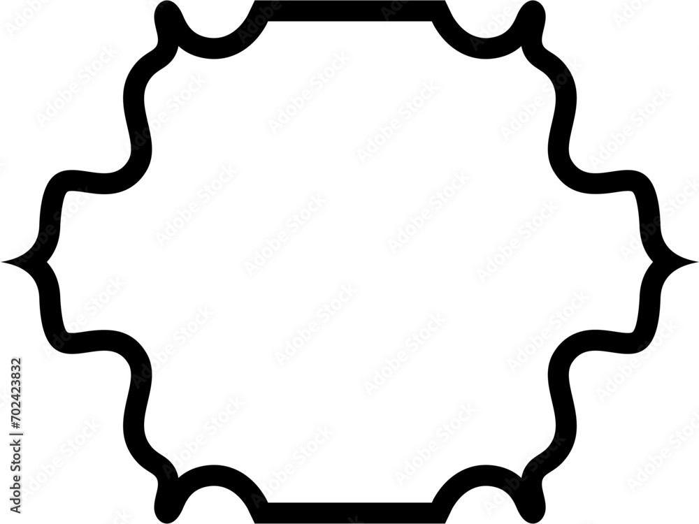 Islamic Frame Design Bold Line Black Stroke silhouettes Design pictogram symbol visual illustration Islamic Frame Design Bold Line Black Stroke silhouettes Design pictogram symbol visual illustration