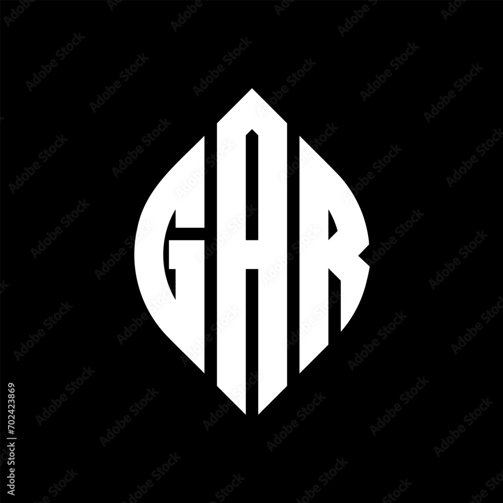 GAR circle letter logo design with circle and ellipse shape. GAR ellipse letters with typographic style. The three initials form a circle logo. GAR Circle Emblem Abstract Monogram Letter Mark Vector. GAR circle letter logo design with circle and ellipse shape. GAR ellipse letters with typographic style. The three initials form a circle logo. GAR Circle Emblem Abstract Monogram Letter Mark Vector.