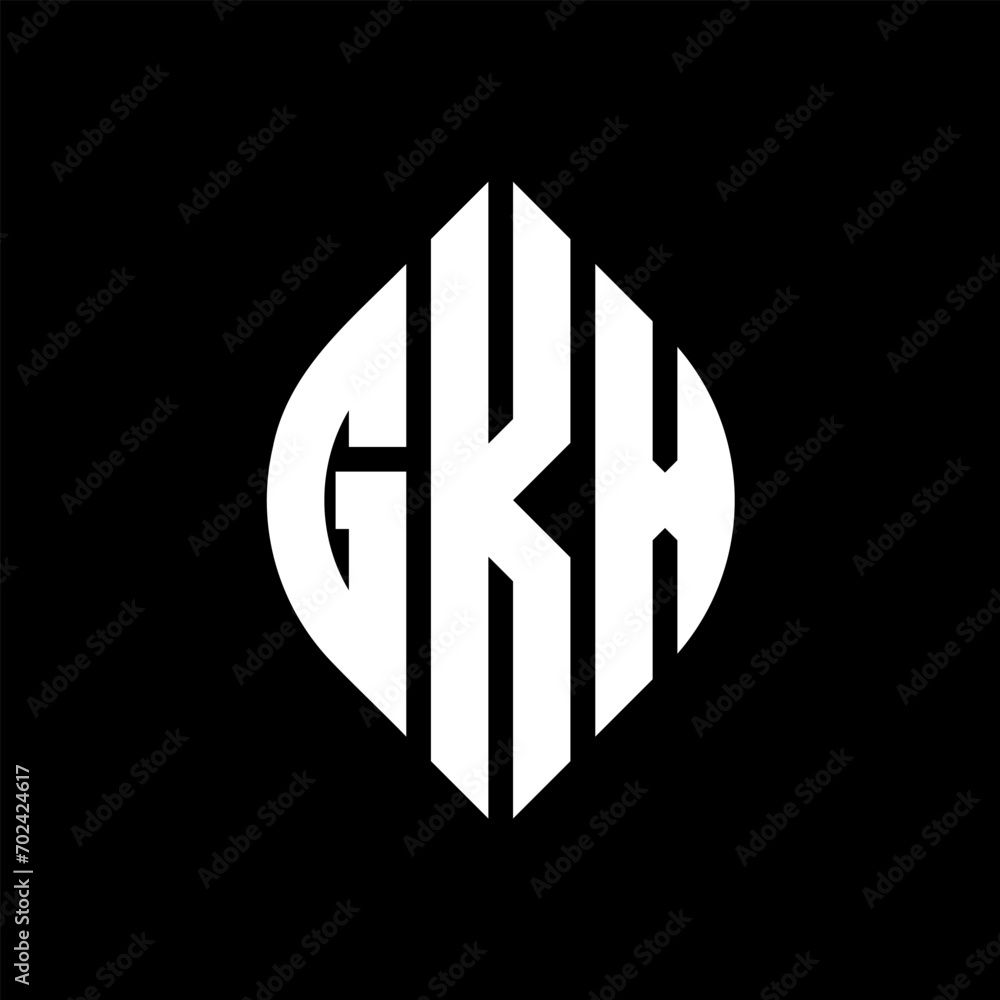 GKK circle letter logo design with circle and ellipse shape. GKK ellipse letters with typographic style. The three initials form a circle logo. GKK Circle Emblem Abstract Monogram Letter Mark Vector. GKK circle letter logo design with circle and ellipse shape. GKK ellipse letters with typographic style. The three initials form a circle logo. GKK Circle Emblem Abstract Monogram Letter Mark Vector.