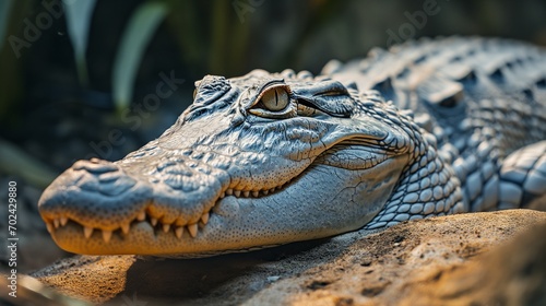 white alligator in the everglades © FR-Studio