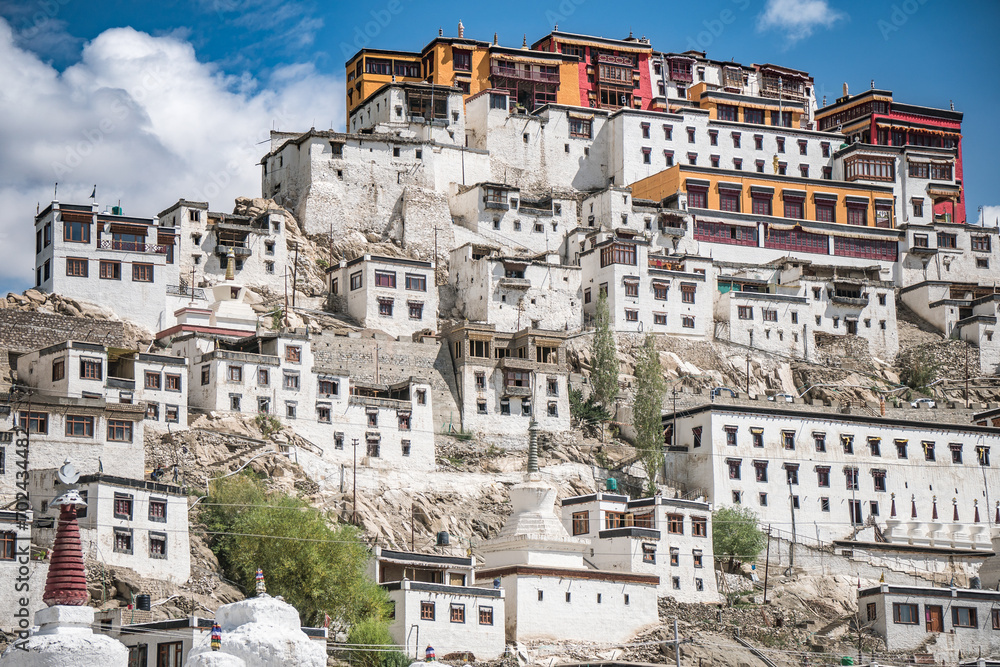 Tiksey Monastery, Ladakh, Buddhist monasteries, Tibetan Buddhism, Small Tibet