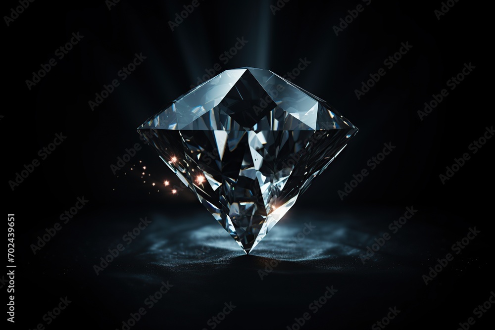 Beautiful diamond on black background Beautiful diamond on black background