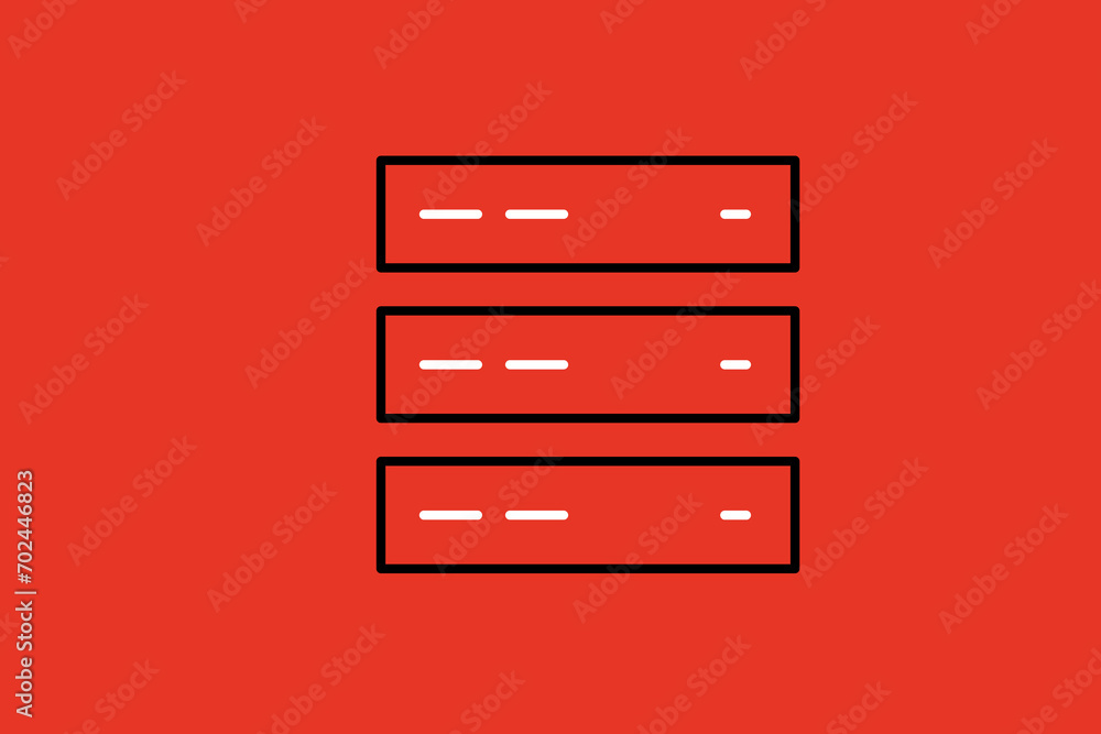 server illustration in flat style design. Vector illustration. server illustration in flat style design. Vector illustration.