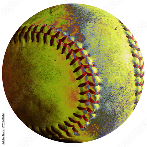 Grunge softball tranparency