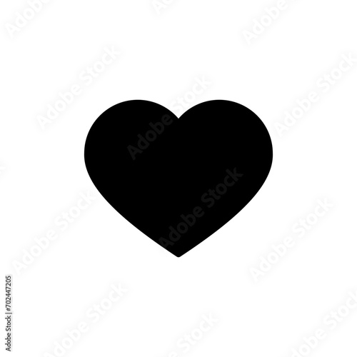 heart favorite icon button, like love icon sign, add to favorites buttons - heart shape in filled