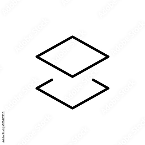 layers layer icon . window tabs tab icons . open new window icon