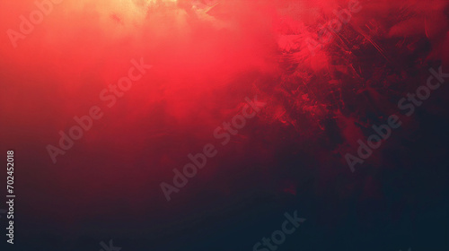 Gradient red backdrop, smooth transition from dark to light, great for background use