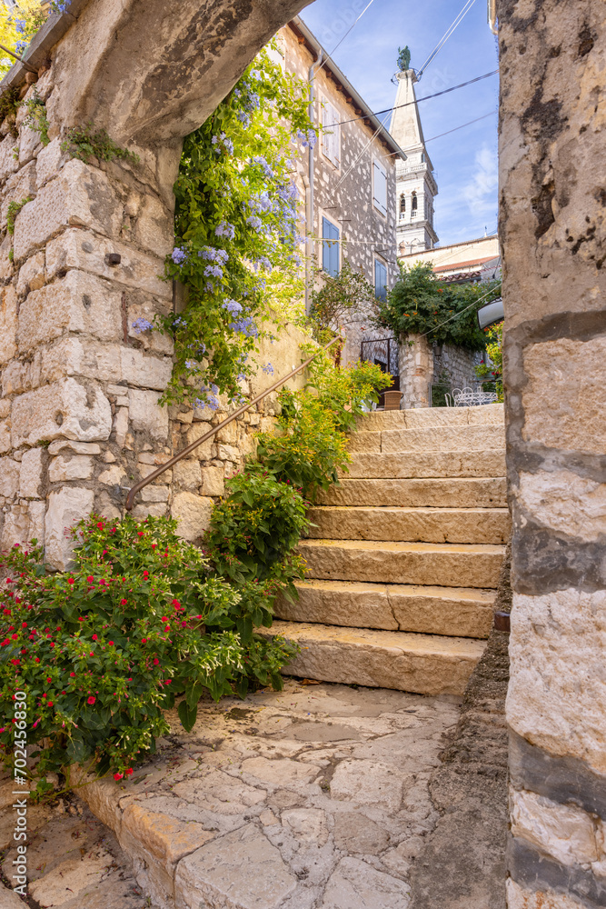 The old city of Rovinj, Istria peninsula, Croatia