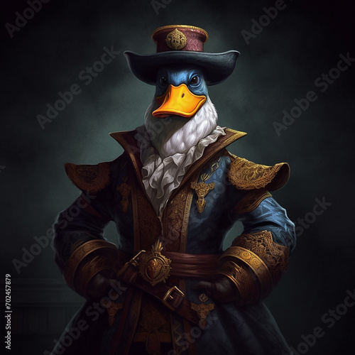 Game character prince duck