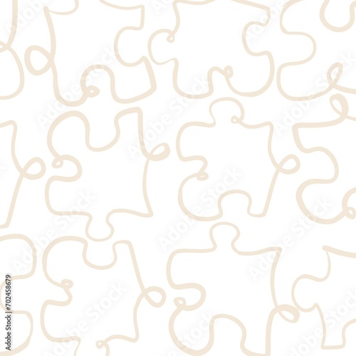 White puzzle piece set collection Set num 5 background  image large photo