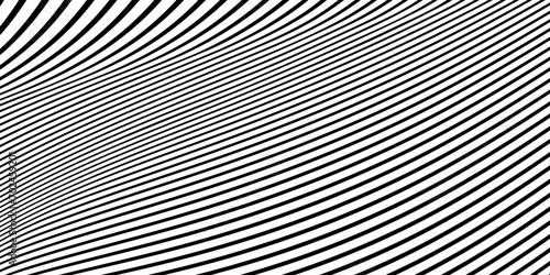 abstract black and white vector wave background. 
