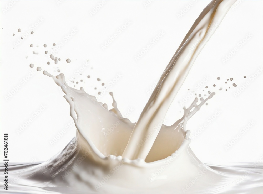 Milk splash isolated on white background Milk splash isolated on white background