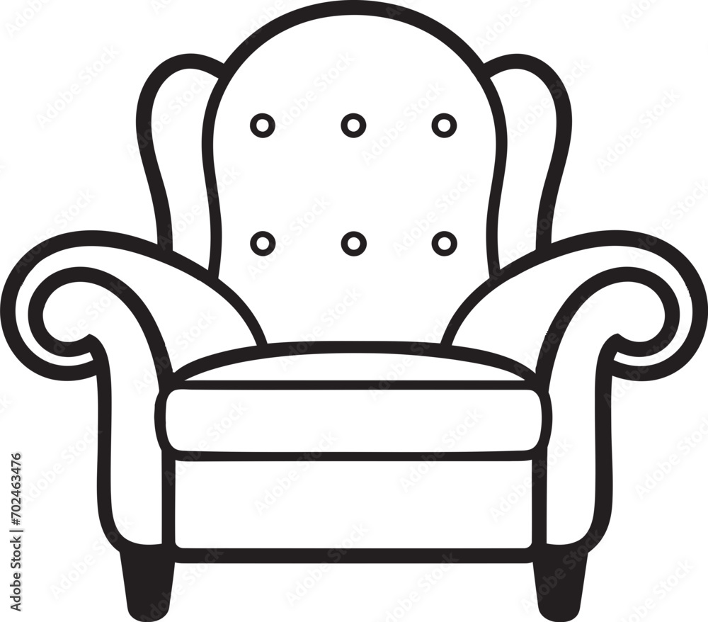 Ergonomic Bliss Vector Black Relaxing Chair Emblematic Mark Harmonious Seating Black Chair Iconic Emblem Ergonomic Bliss Vector Black Relaxing Chair Emblematic Mark Harmonious Seating Black Chair Iconic Emblem