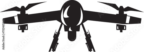 Precision Enforcer Vector Black Combat Drone Symbolism Retro Velocity Black Cafe Racer Emblematic Symbolism