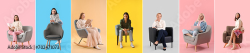 Group of different women an...