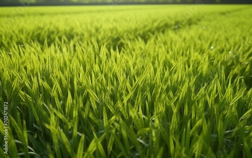 Green ricefield