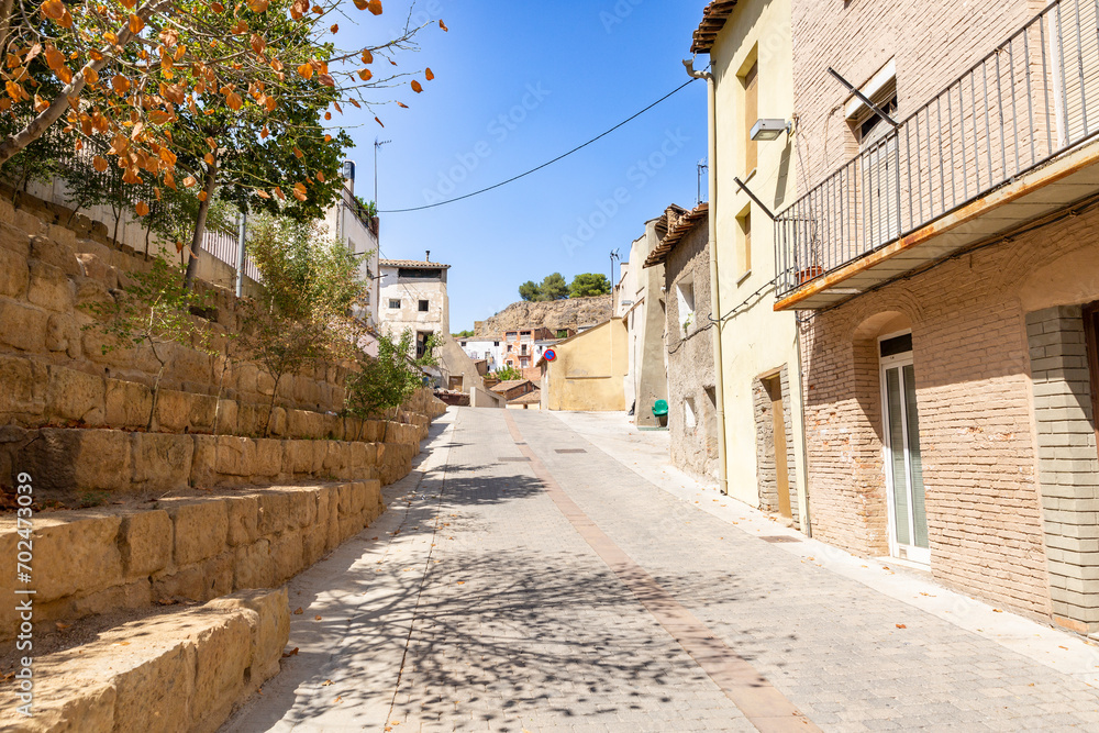 a street in the old town of Balaguer, comarca of Noguera, Province of Lleida, Catalonia, Spain