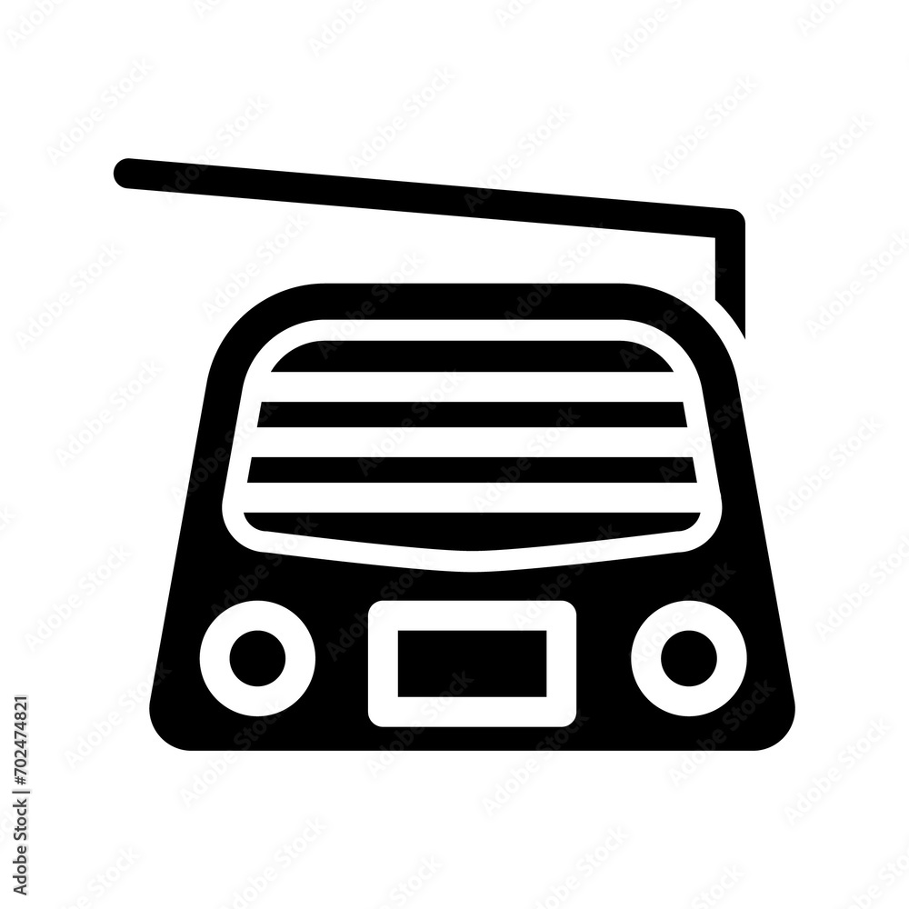 Fototapeta premium Radio icon PNG
