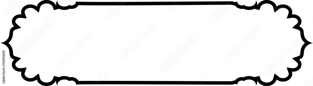 Islamic Label and Name Frame Thin Line Black stroke silhouettes Design pictogram symbol visual illustration Islamic Label and Name Frame Thin Line Black stroke silhouettes Design pictogram symbol visual illustration