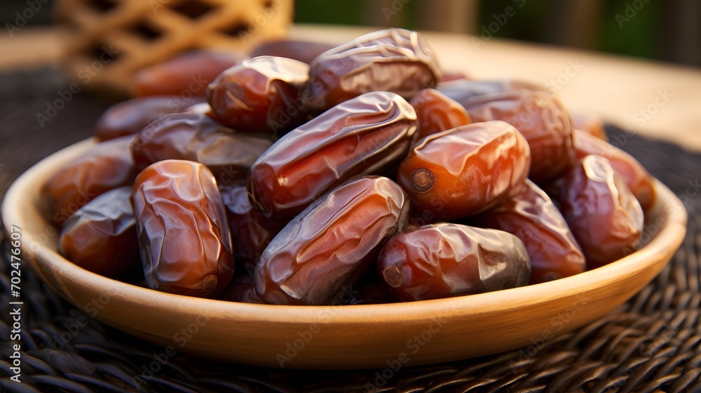 Close-up of neatly arranged harvested dates against a soft, blurred background.
Close-up of neatly arranged harvested dates against a soft, blurred background.