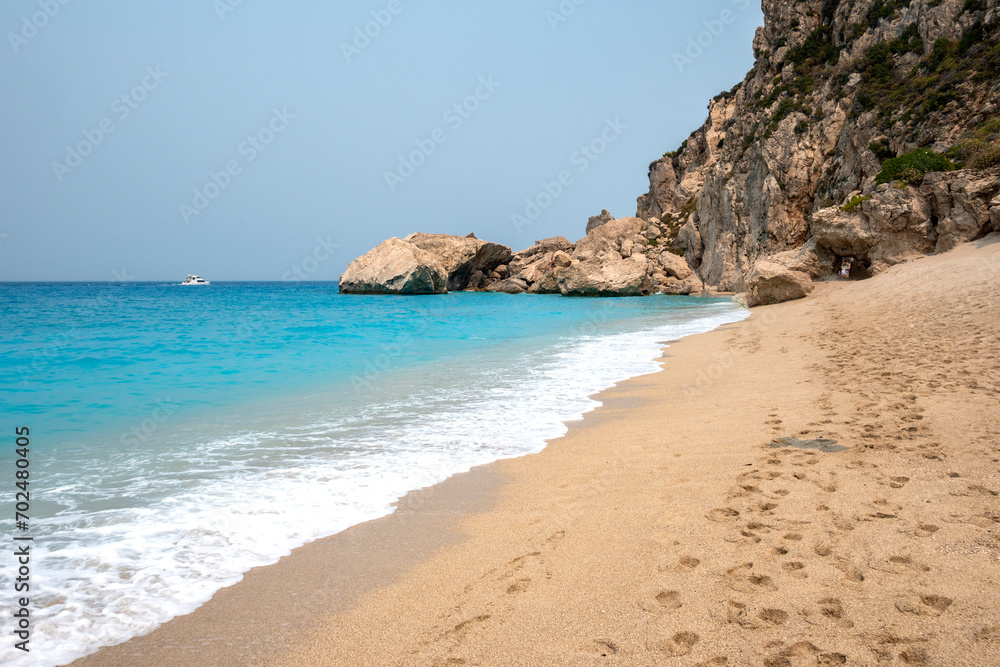 Amazing view of Kathisma Beach at Lefkada, Greece Amazing view of Kathisma Beach at Lefkada, Greece