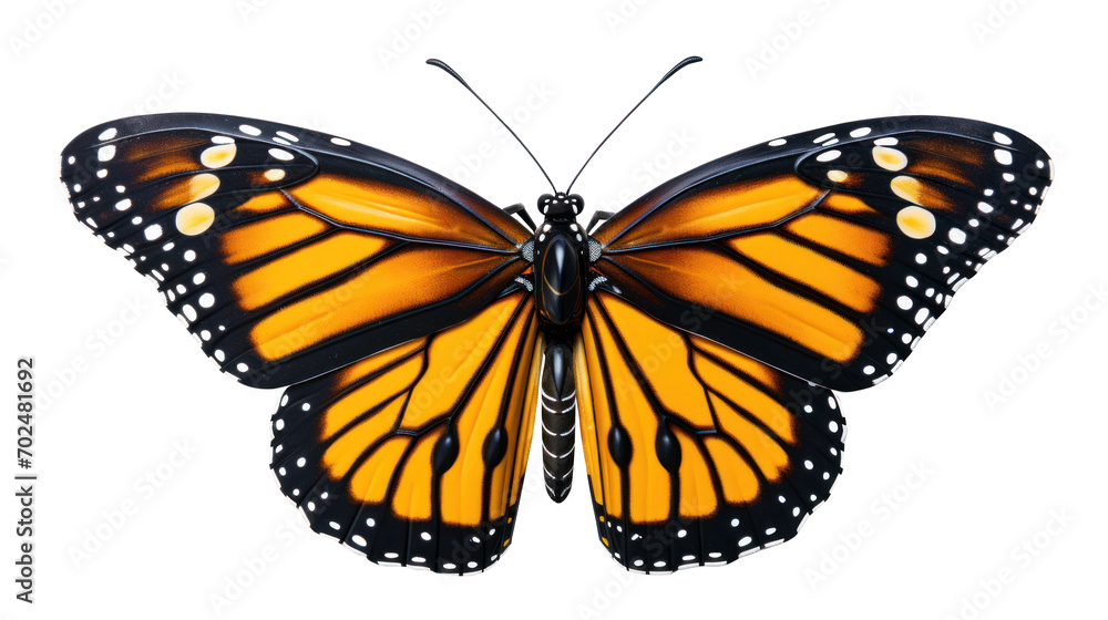 Fototapeta premium Butterfly monarch isolated