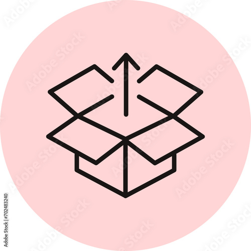 Story Highlights Cover Lifestyle- black symbols on the colorful pink circle - package