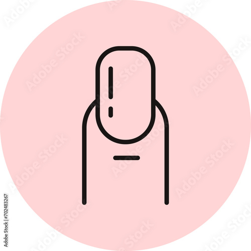 Story Highlights Cover Lifestyle- black symbols on the colorful pink circle - beauty