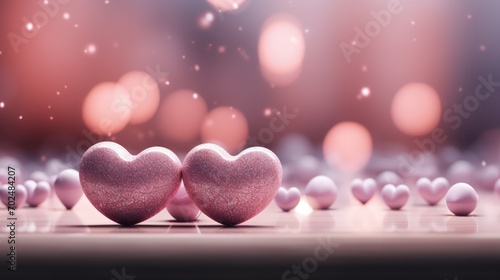 Happy Valentine's Day. Celebrating love: valentine romance, hearts, and sweet moments captured in a whimsical journey of affectionate connection.