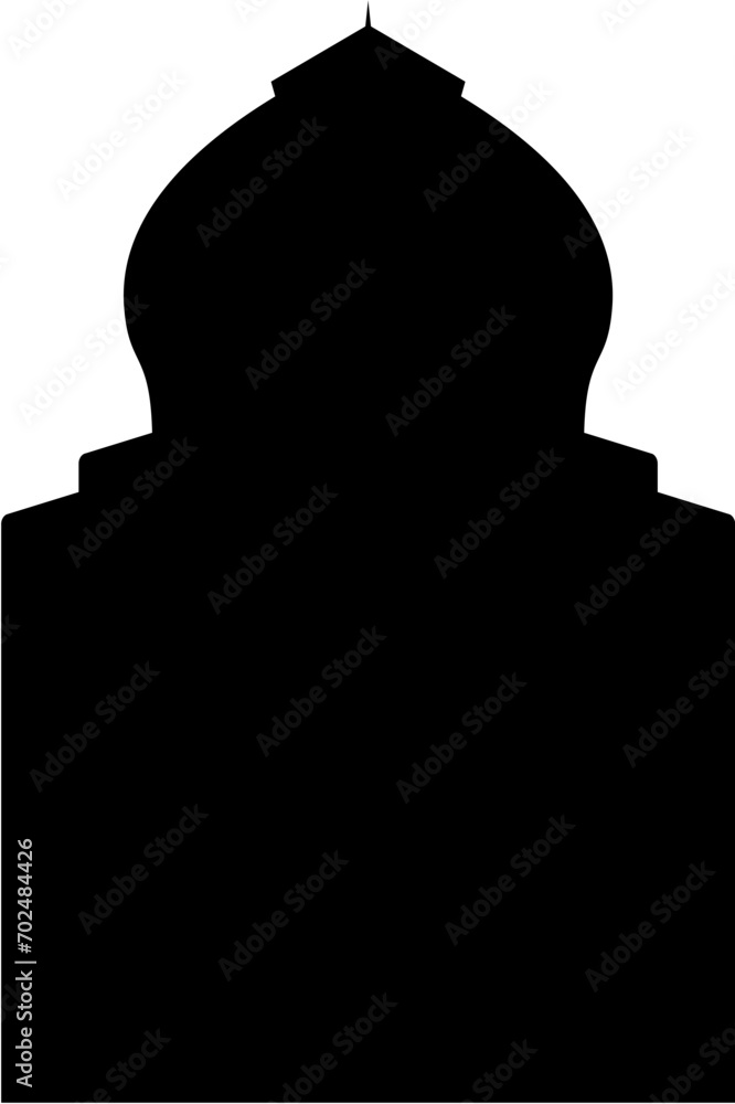 Islamic Arch Design Glyph Black Filled silhouettes Design pictogram symbol visual illustration Islamic Arch Design Glyph Black Filled silhouettes Design pictogram symbol visual illustration
