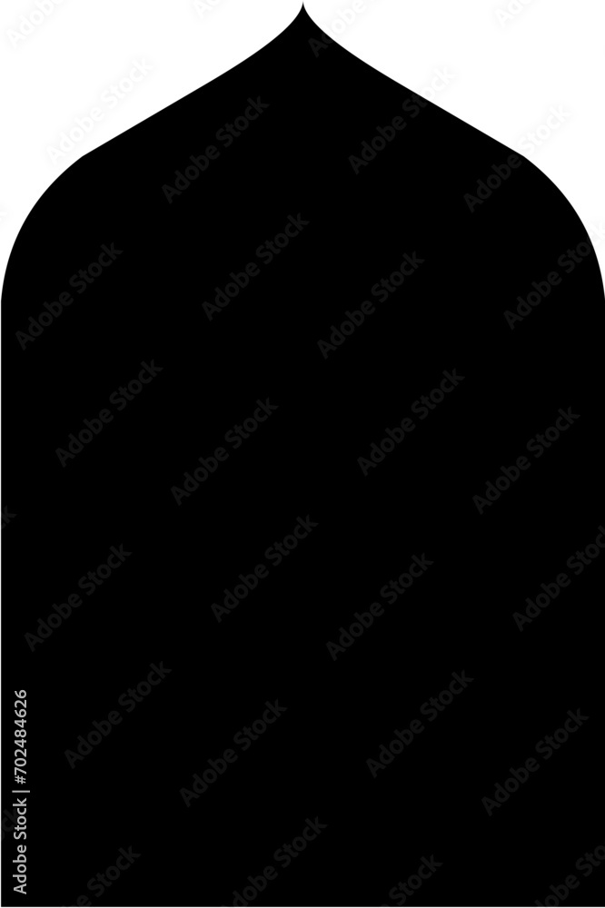 Islamic Arch Design Glyph Black Filled silhouettes Design pictogram symbol visual illustration Islamic Arch Design Glyph Black Filled silhouettes Design pictogram symbol visual illustration