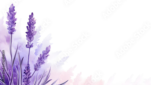 lavender flowers border
