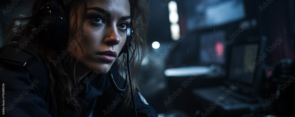 Dramatic portrait of a young woman sitting inside a car on a rainy day. Reflective Lights, wet, close up portrait. Dramatic portrait of a young woman sitting inside a car on a rainy day. Reflective Lights, wet, close up portrait.