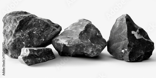 A picture showcasing a collection of rocks placed closely next to each other. This image can be used to represent unity, strength, or natural formations.