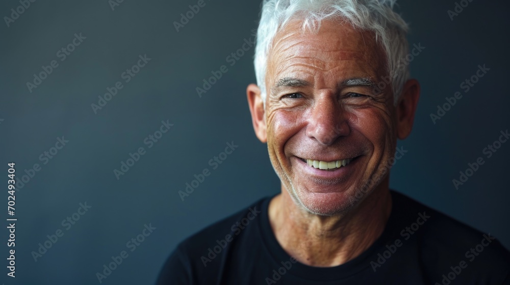 A close-up shot of a person with a smile on their face. Suitable for various uses A close-up shot of a person with a smile on their face. Suitable for various uses
