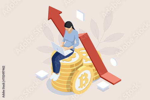 Isometric Digital Currency Adoption, Cryptocurrency Exchange, Blockchain Technology, Crypto Consulting and Staking and Yield Farming