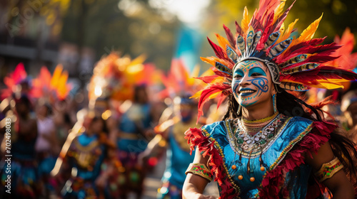 Cultural Parade with Lively Costumes: A Vibrant Display of Global Traditions and Joy