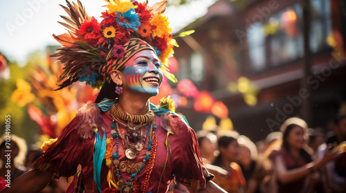 Music and Dance Enliven the Streets in a Cultural Parade of Festivity and Tradition