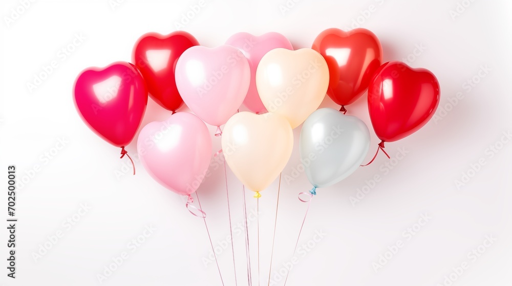 Festive Valentine's Day balloon bouquet for joyful celebrations.
