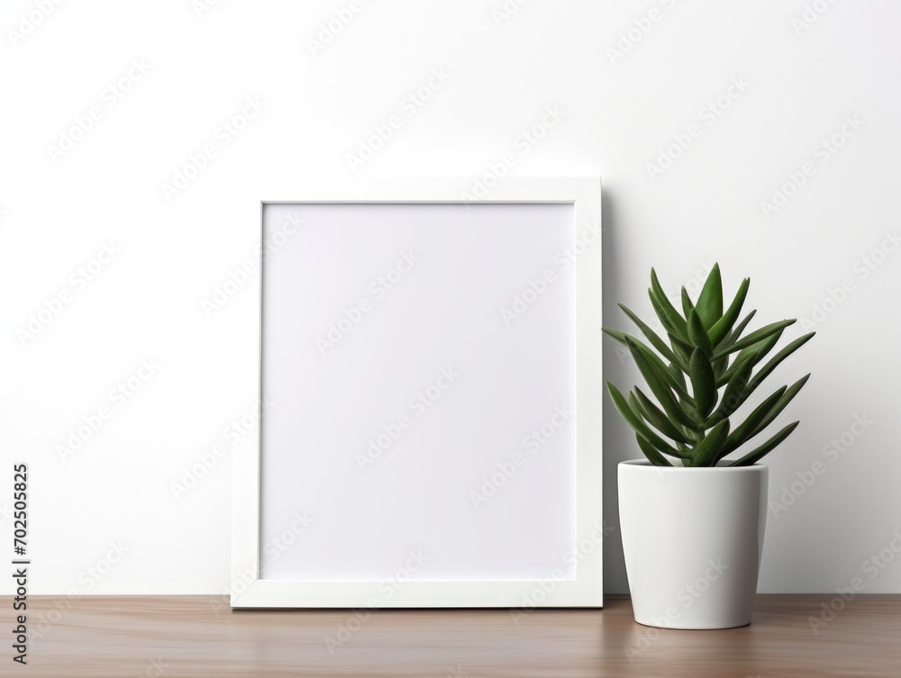 Minimalistic Image Mockup with Copy Space and Black Frame Minimalistic Image Mockup with Copy Space and Black Frame