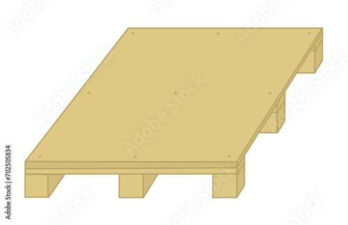 Wooden pallet - Works construction, DIY, industry, logistics, woodwork and joinery