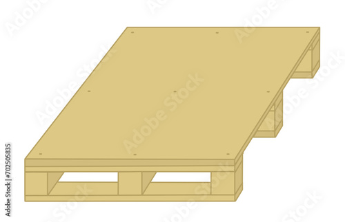 Wooden pallet - Works construction, DIY, industry, logistics, woodwork and joinery