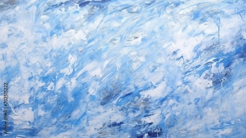 Abstract blue watercolor high resolution   Generative AI
