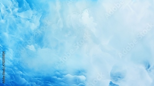 Abstract background of vivid blue and white color mixing with different tints creating uneven surface : Generative AI