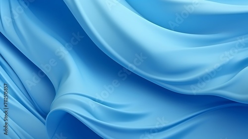 Blue waves abstract background texture. Print, painting, design, fashion. : Generative AI