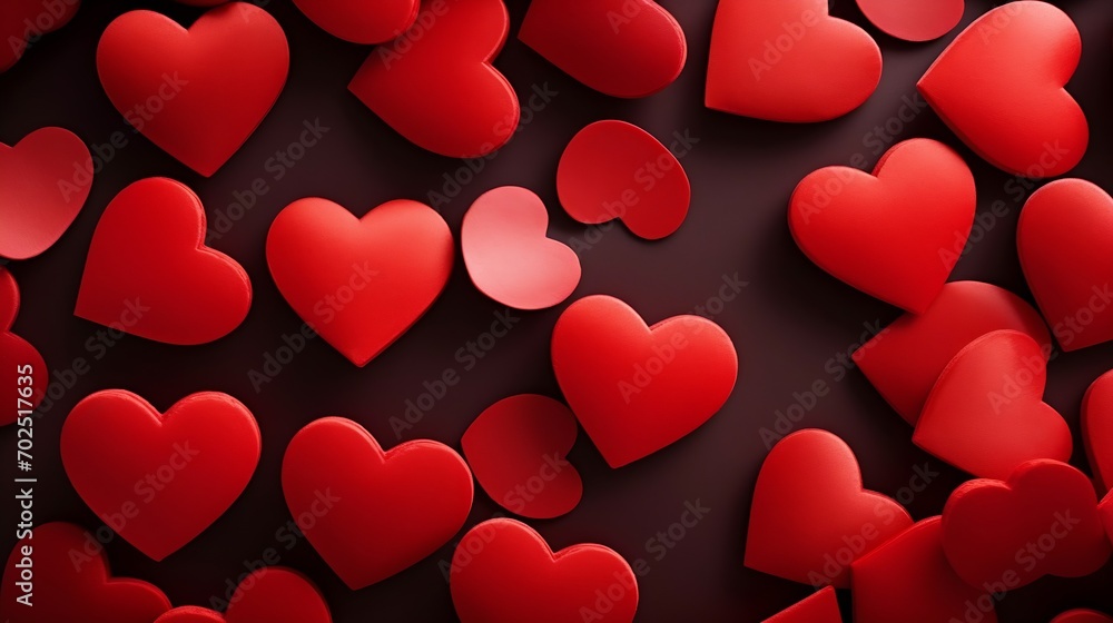Valentine's hearts : Generative AI