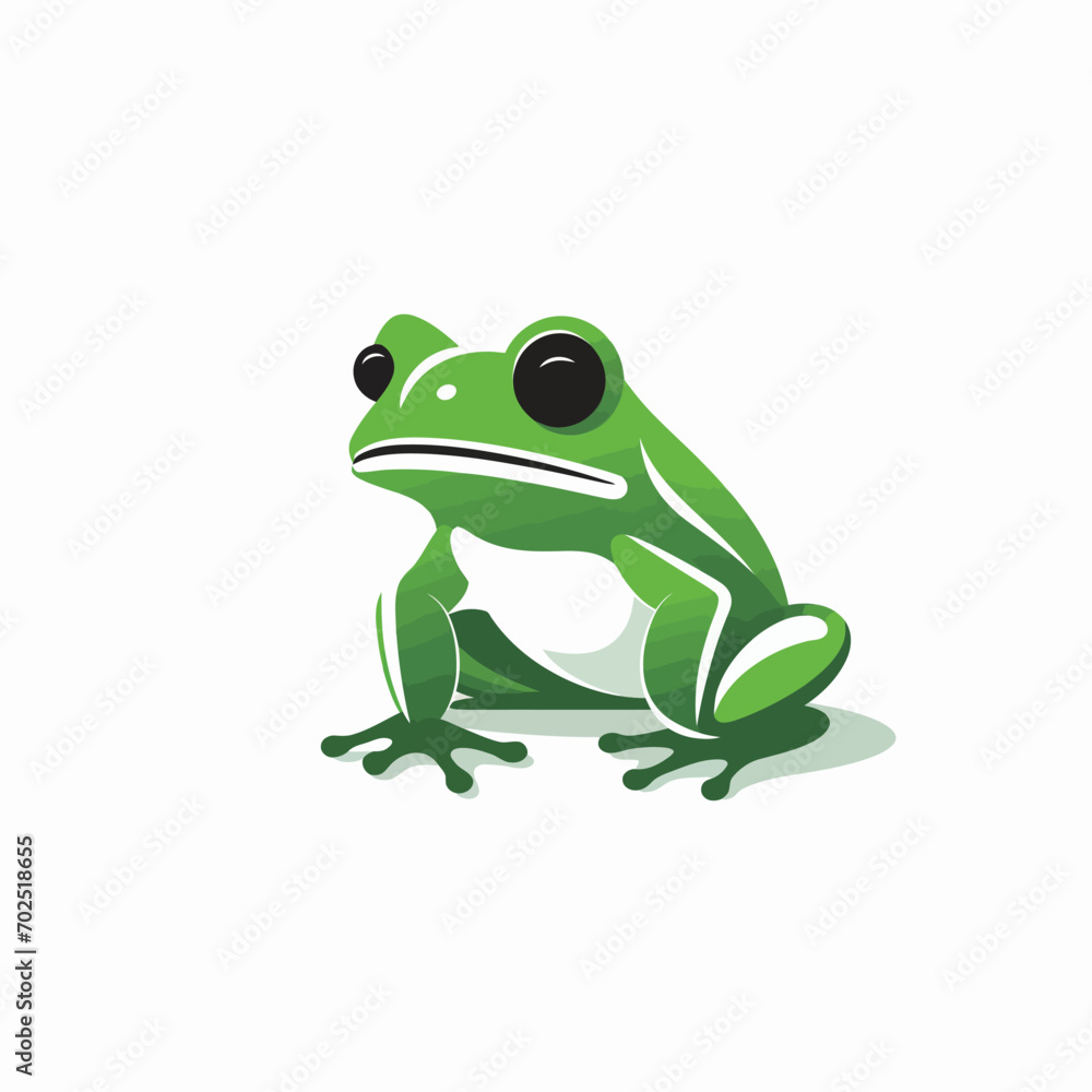 Fototapeta premium Frog icon. Vector illustration. Isolated on white background.
