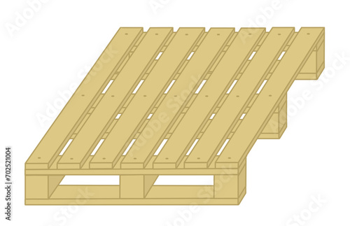 Wooden pallet - Works construction, DIY, industry, logistics, woodwork and joinery
