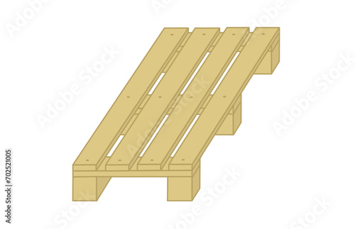 Wooden pallet - Works construction, DIY, industry, logistics, woodwork and joinery